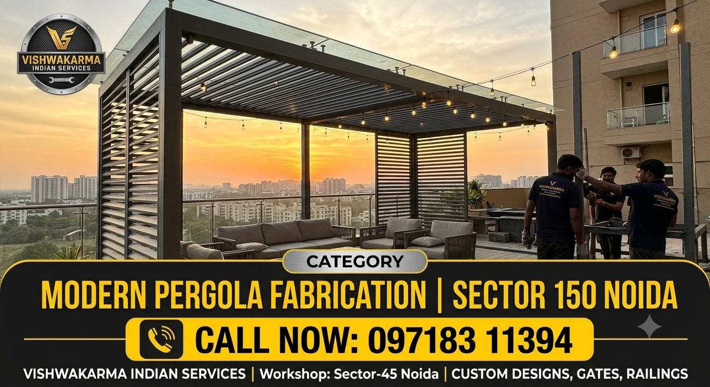 Pergola In Noida — Best Pergola Manufacturers & Fabrication Services