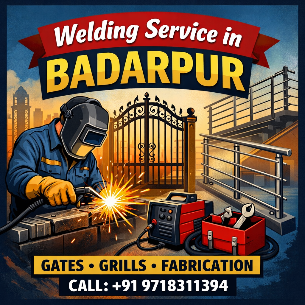 Welding Service in Badarpur New Delhi | Gate, Grill & Fabrication Work